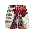thumbnail image 6 of Mens Summer Beach Shorts Novelty Print Casual Loose Shorts on Clearance Multicolor,XL, 6 of 6