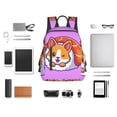 thumbnail image 4 of Disketp Corgi In Sushi Roll Mochila Ligera e Impermeable, Mochila de Día Resistente para Viajes, Senderismo y Uso Diario para Hombre y Mujer, 4 of 7