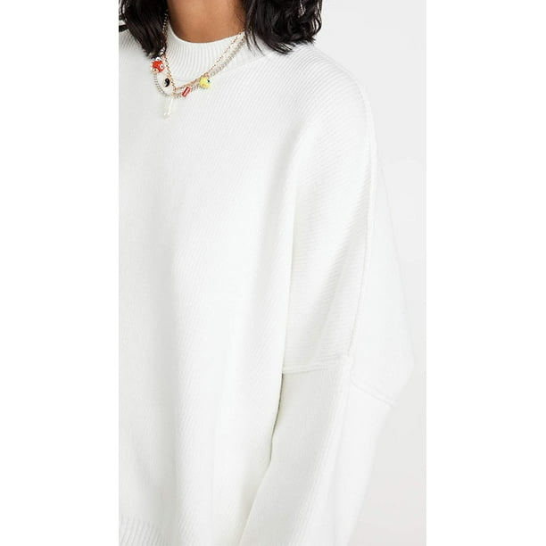 Free People Easy Street Tunic Painted White - Starlet