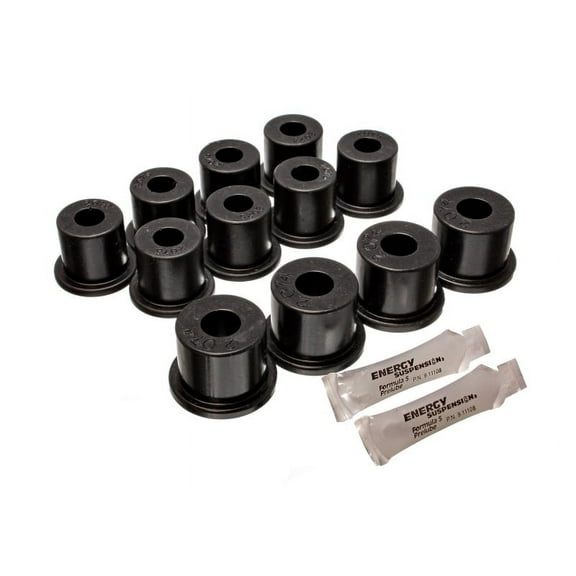 Energy Suspension 80-86 Nissan 720 & Hardbody Pickup 2WD Black Rear Leaf Spring Bushing Set Fits select: 1980-1984 DATSUN 720