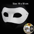 thumbnail image 5 of （20 PCS blank）Masquerade Mask Unpainted Blank Halloween Mask DIY Paper Cat Masks to Paint Dress Up Half Masks, 5 of 5