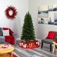 thumbnail image 7 of Nearly Natural 6ft. Slim West Virginia Mountain Pine Artificial Christmas Tree, 7 of 7