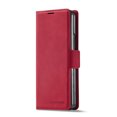 thumbnail image 3 of Z Fold 3 Case, Samsung Galaxy Z Fold 3 Case Wallet, Allytech Premium PU Leather Slim Full Protection Shockproof Card Holder Cash Pocket Cover Shell for Samsung Galaxy Z Fold 3, Red, 3 of 6