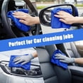 thumbnail image 5 of 25 Packs Magnetic Dry Erase Cloth, Blue Microfiber Whiteboard Eraser Reusable Washable Cleaning Cloth for Office Home, 10x10 Inch, 5 of 7