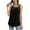 Black Lace, variant on CATHY Women's Summer Sleeveless Pleated Top Loose Crew Neck Tunic