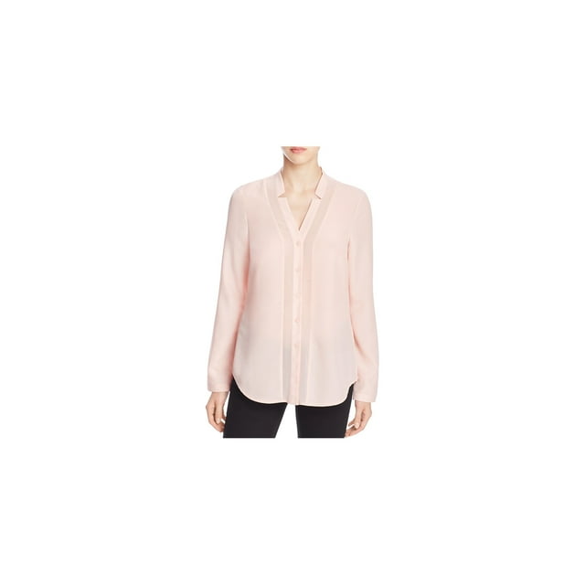 Camisa abotonada de Manga larga para mujer Finity rosa 10