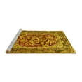 thumbnail image 2 of Ahgly Company Machine Washable Indoor Rectangle Persian Yellow Traditional Area Rugs, 5' x 8', 2 of 4