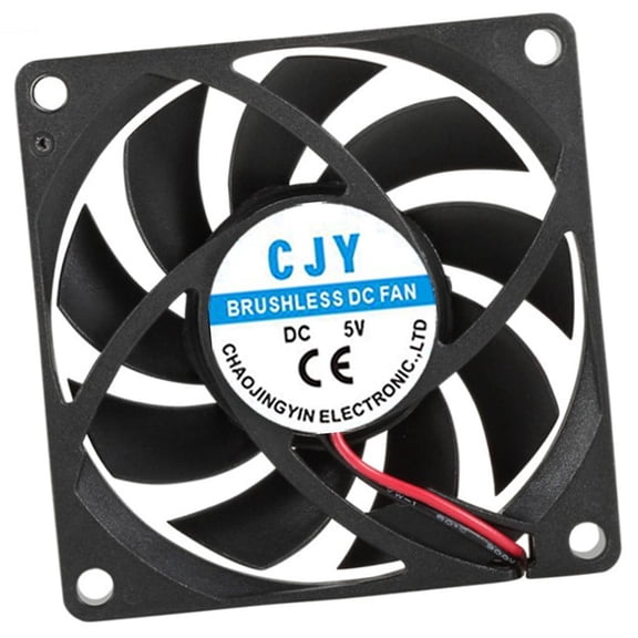 MOMOJIA 7cm 7015 Cooling Fan High Airflow Quiet 5/12/24V Electronics Cooling Radiator