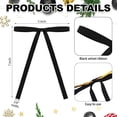 thumbnail image 6 of Christmas Velvet Ribbon Bows Decoration,Black Christmas Ornaments, Ribbon Decor for Xmas Tree, Tree Topper Wreath Bows for Home Decor Indoor Outdoor Decoration, 6 of 7