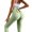 Platycodon green, variant on Butt Scrunch Leggings Bow Back Scrunched Butt Leggings Workout Pants High Rise for Workout