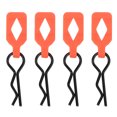 thumbnail image 1 of 4 Uds Hebillas de Clips de Metal Sailing para 1/10 RC naranja, 1 of 10