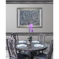 thumbnail image 5 of AFD Home 12019637 94 in. Silver Floral on Black Chair Rail, Black & Silver, 5 of 5