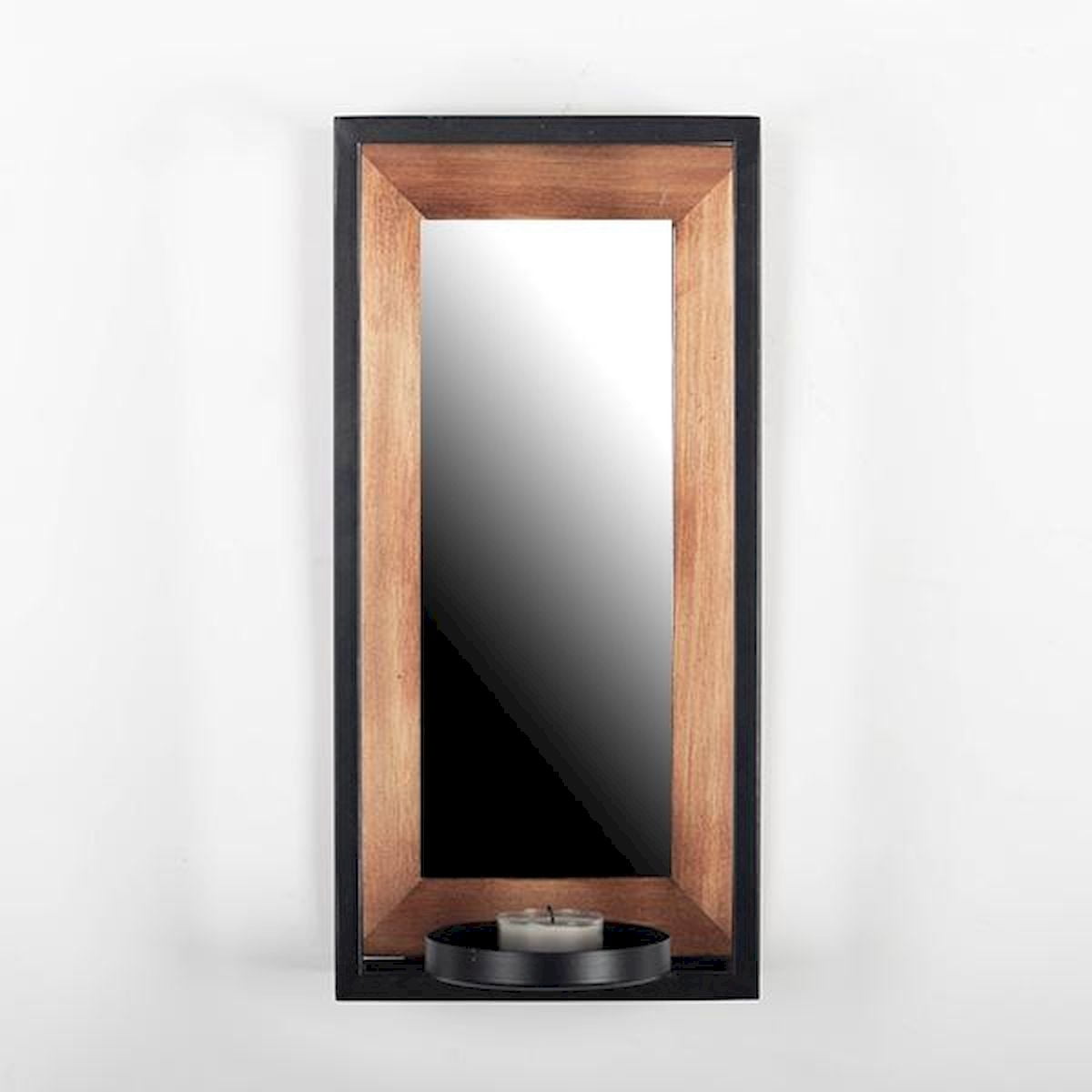 Photophore De L'Avent En Métal Avec Support En Bois Pour Crèche De Noël, Décoration De Crèche De Noël Rustique (S