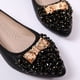 thumbnail image 5 of Zapatos cómodos con punta ostentosa zapatos planos para caminar con diamantes de imitación calzado de primavera y otoño, 5 of 9