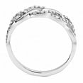 thumbnail image 2 of High polished (no plating) Stainless Steel Ring with AAA Grade CZ in Clear for Women Style DA163, 2 of 4