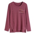 thumbnail image 5 of Camiseta de manga larga de otoño e invierno para mujer, nueva mamá de mediana edad, camisa de fondo de estilo occidental, camiseta de ropa exterior de primavera y otoño, 5 of 5