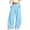 Sky Blue-01, variant on LIBRCLO Wide Leg Sweatpants for Girls Elastic Waist Baggy Casual Sweatpants with Pockets Kids Clothes Size 7-8Years