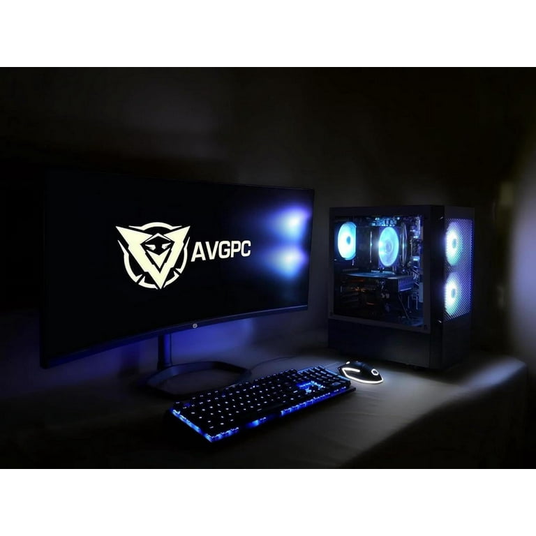 AVGPC Max Gaming PC, AMD Ryzen 5 5600G 6-Core 4.4 GHz Max AVGPC Max Gaming PC, AMD Ryzen 5 5600G 6-Core 4.4 GHz Max