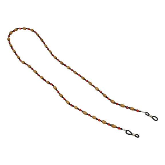 Pawsdot Glasses Chain Women Simple Multi Wood Bead 1Pack