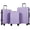 Light Purple-2, variant on Travelhouse 3 Piece Hardside Luggage Set Hardshell Lightweight Suitcase with TSA Lock Spinner Wheels 20in24in28in.(Light Purple)