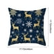 thumbnail image 3 of Uuiauoio Christmas Holiday Pillow Covers Linen Cushion Cases Santa Snowman Reindeer Pattern Decorative Throw Pillow for Sofa Bed Living Room Home Decor Festive Seasonal Accent, 3 of 6