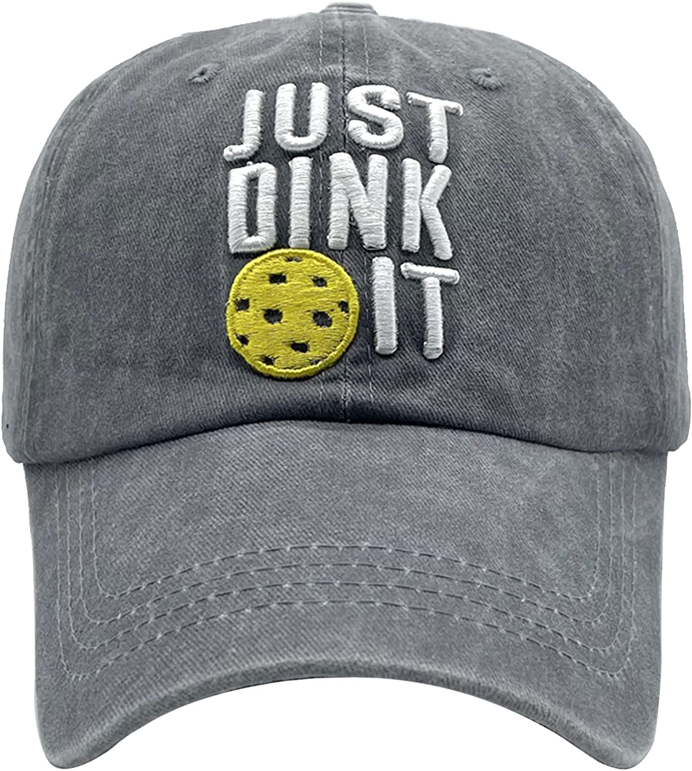 Pickleball Baseball Cap Washed Vintage 