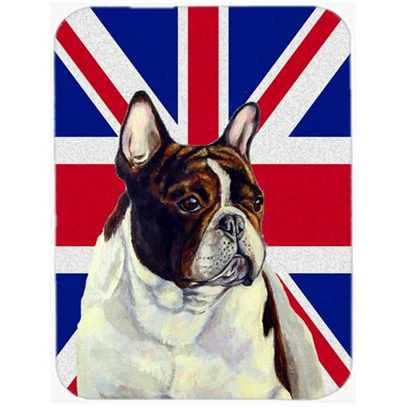 Carolines Treasures  French Bulldog With English Union Jack British Flag Mouse Pad