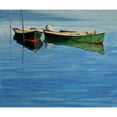 thumbnail image 3 of Bansemer, Roger 17x15 Black Modern Framed Museum Art Print Titled - Oyster Boat Twins, 3 of 5