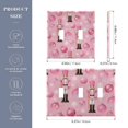 thumbnail image 3 of Dailycode Light Switch Plate Covers 2 Gang Wall Plate Plastics Outlet Covers for Kitchen Home Office Decor Christmas Ball Snowflakes Nutcrackers, 3 of 8