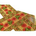 thumbnail image 5 of IBA Indianbeautifulart Gold Floral Dupion Trimming For Sewing Diy Craft Accessories By 3 Yard Border Lace Tape Trim - 3 Inch Wide, 5 of 8