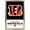 Gold Framed Version, variant on NFL Cincinnati Bengals - Logo 21 Wall Poster, 22.375" x 34", Framed