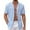 Blue, variant on FBMDBB Button Down Short Sleeve Linen Shirts for Men Summer Casual Cotton Spread Collar Beach Shirts T Shirts for Men