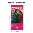 thumbnail image 4 of Personalized Custom Beach Towels with Picture Logo Photo Names Customized Pool Travel Towel for Kids Adults Women Men 30" X 60"(1 Photo), 4 of 5