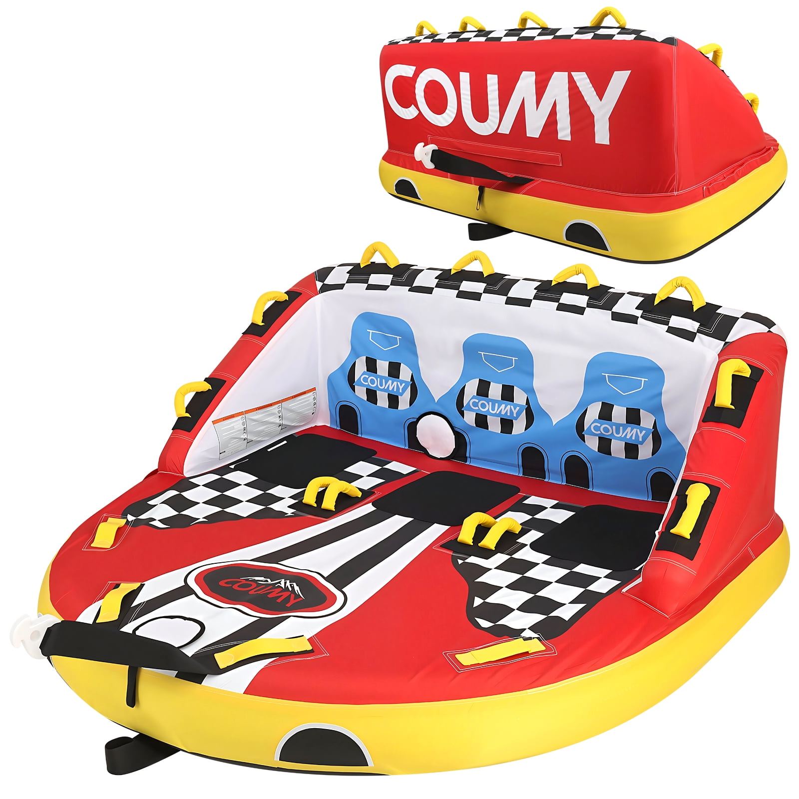 WOW World of Watersports Zinger 1-2 Person Inflatable Towable Tube