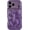 Purple, variant on Water Ripple Wave Meteorite Bubble Pattern Chrome Plating Soft Compatible with iPhone Case (Silver,iPhone 17)