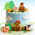 thumbnail image 5 of Farm-Themed Cake Decoration Set - Cute Animals And Rustic Elements Suitable For Birthday Parties  Family Gatherings And Outdoor Picnics, 5 of 7