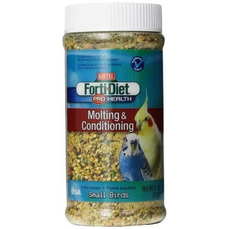 - Kaytee Forti-Diet Pro Health Molting & Conditioning Small Bird Supplement, 11-oz jar