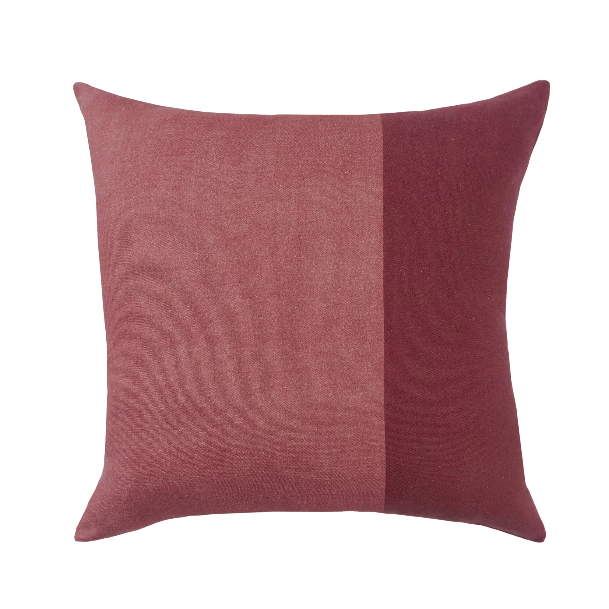 Harlow Hill 20" x 20" Maroon Geometric Cotton Adult Decorative Throw Pillow