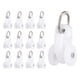 thumbnail image 1 of 30Pcs Rodillos de Riel de Cortina Poleas de Riel con Rueda Doble para Transportador de Rieles de Ventana (Blanco), 1 of 7