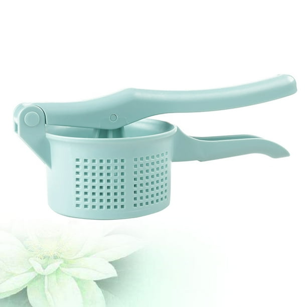 FUTUREORYY 1Ud Potato Masher Compacto De Acero Inoxidable Con Mango Ergonómico Azul Fácil Uso