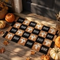 thumbnail image 5 of Checkered Ghost Coir Doormat Halloween Decorations Outdoor, Weather Resistant Non Slip Entryway Mat for Front Porch Halloween Party Home Decor, 5 of 8
