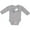 AC-Heather Grey, variant on Inktastic Tennis Sports Racquet Boys or Girls Long Sleeve Baby Bodysuit