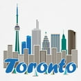 thumbnail image 3 of CafePress - Toronto Skyline Baseball Jersey - Kids Cotton Baseball Jersey, 3/4 Sleeve Shirt, 3 of 4