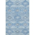 thumbnail image 2 of Addison Rugs Mayfield Premium Machine Washable Transitional Aztec Blue Rectangle Rug, 3' x 5', 2 of 7