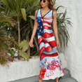 thumbnail image 3 of 4th of July King Size Sleeveless Dress Dresses Summer Women Dresses Clothing Woman Dresses Dress, 3 of 7