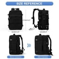 thumbnail image 2 of Mochila Coofay, casual, de viaje, ampliable, negra, 2 of 7