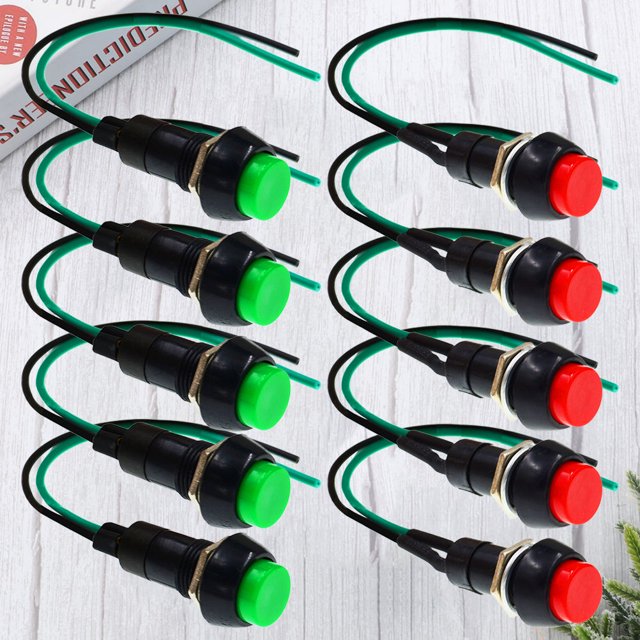 BESTYASH 5Ud Botón De Encendido Para Motorbike Redondo Auto Con Construcción Segura Y Resistente