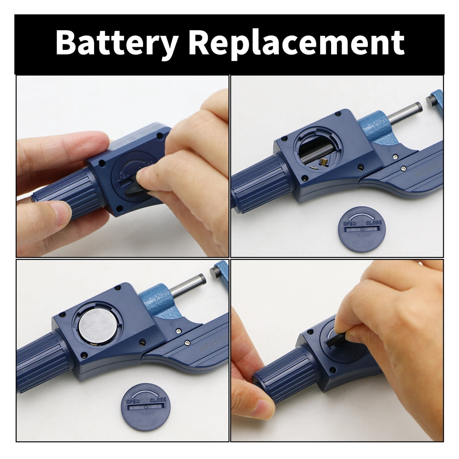 0.001 Mm Electronic Outside Micrometer 0-25 Mm With Extra Large LCD Screen Digital Micrometer Electronic Digital Caliper Gauge ,Easy to Use