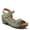 LIGHT GREEN, variant on SHANTAY Wedge Sandals with ankle strap buckle closures - Womens Casuals Sandals for Outdoor