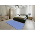 thumbnail image 5 of Ahgly Company Machine Washable Indoor Rectangle Transitional Sky Blue Area Rugs, 7' x 10', 5 of 7
